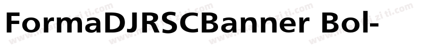 FormaDJRSCBanner Bol字体转换